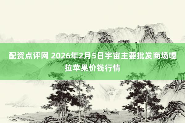 配资点评网 2026年2月5日宇宙主要批发商场嘎拉苹果价钱行情